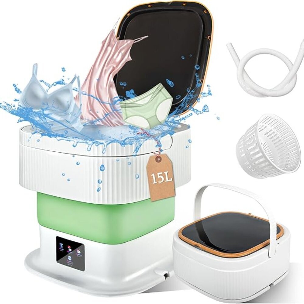 Mini Portable Washing Machine - Green
